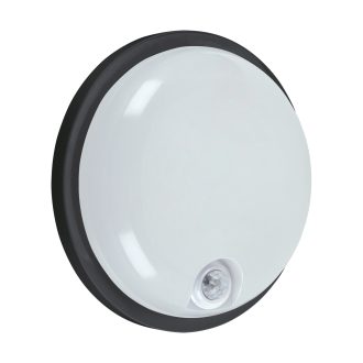 ELIAS LED C PIR 20W BLACK NW