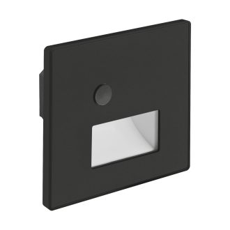 WEKTOR LED D PIR 1,2W BLACK CCT