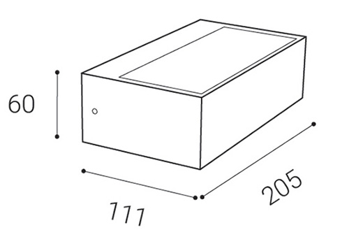 KVADER, A 2x4,5W 3000K – Obrázok 2
