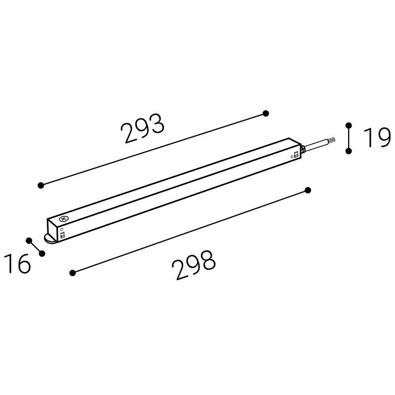 MAG DRIVER 100, W DALI THROUGH WIRING 100W – Obrázok 2