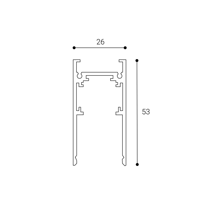 MAG II TRACK 3M, B DALI – Obrázok 2