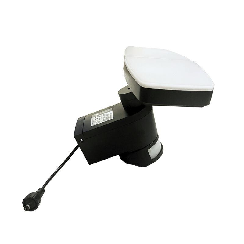 LED čierne vonkajšie solárne svietidlo so senzorom 12W / 3000K - 4100K - 6500K - LS023 – Obrázok 18