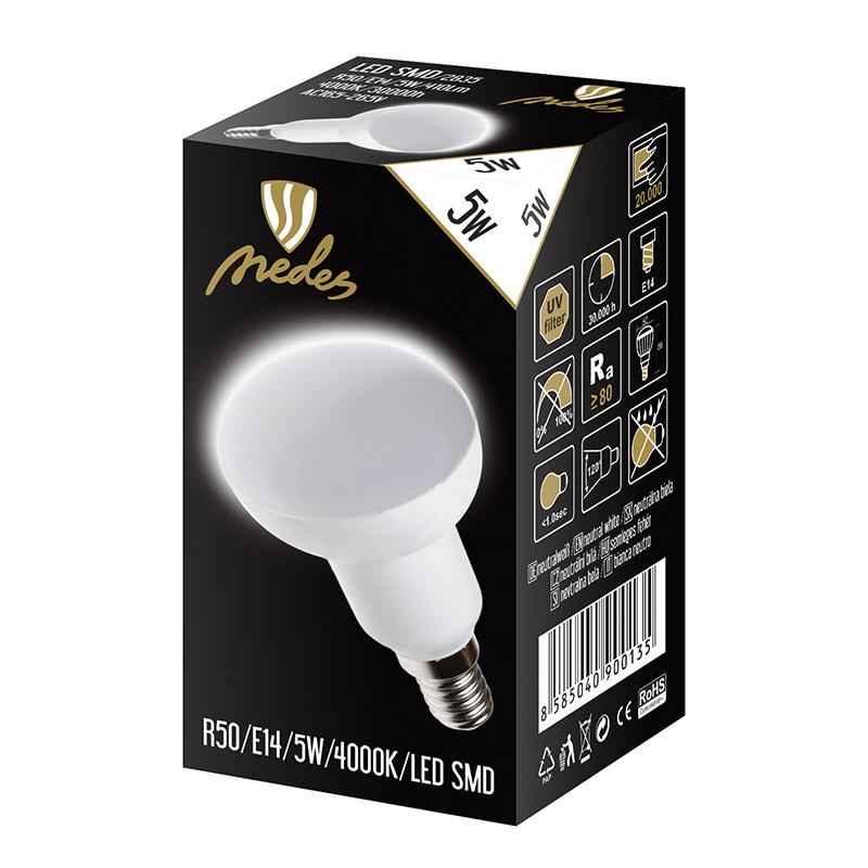 LED žiarovka 5W - R50 / E14 / SMD – Obrázok 7