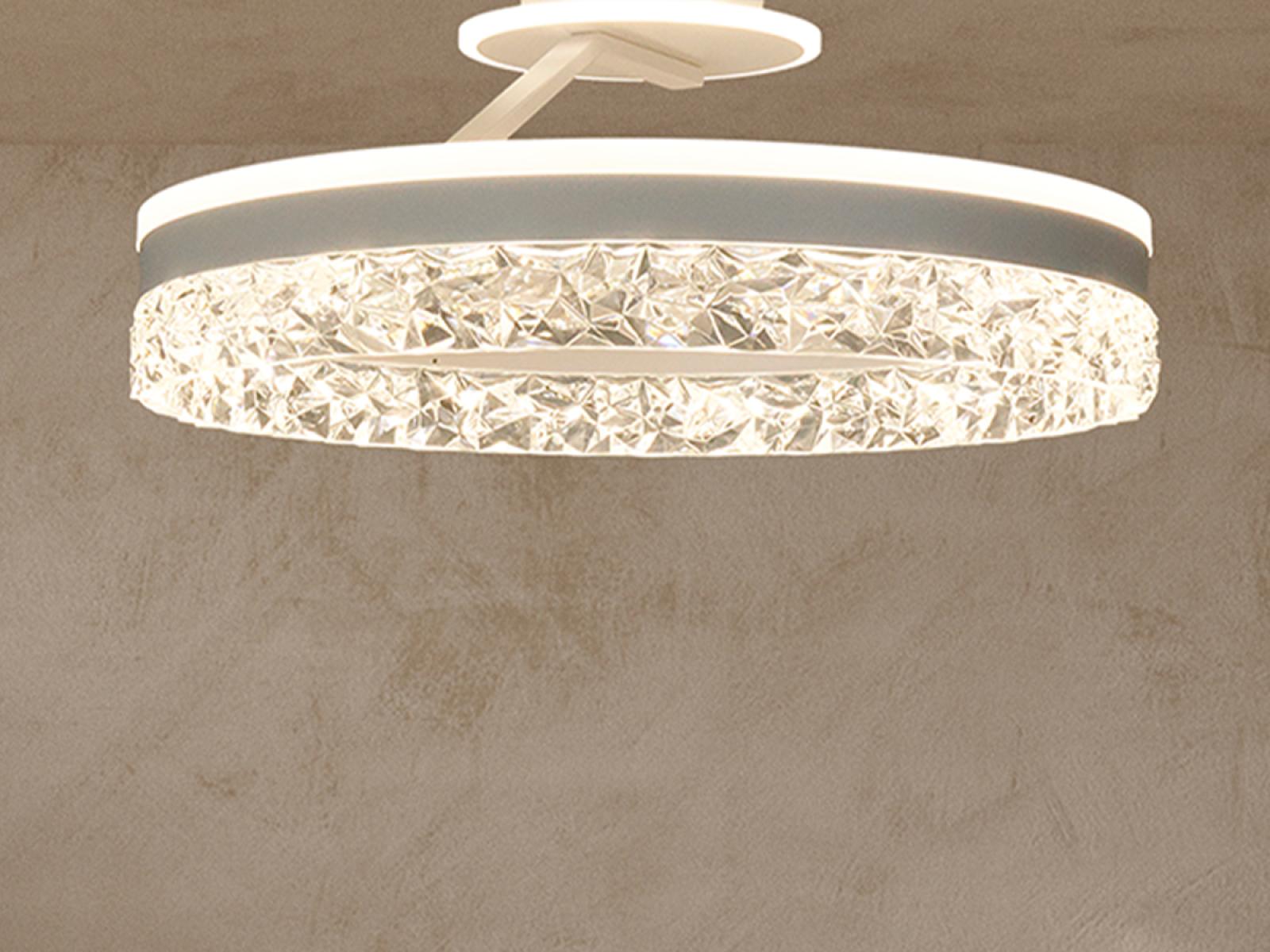 LED luxusné stropné krištáľové svietidlo s diaľkovým ovládačom 85W - TA1306/W – Obrázok 7