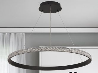 LED závesná lampa na lanku + diaľkový ovládač 55W - J4387/B