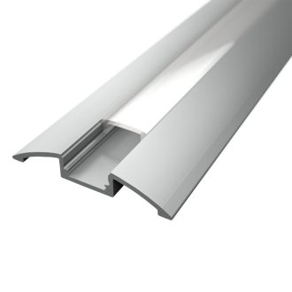 LED lišta povrchová S4 strieborná