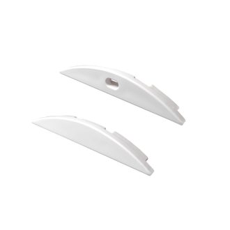 Koncovky pre LED lištu povrchovú S4 biele (2ks)