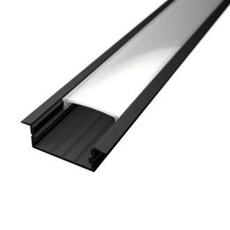 LED lišta zapustená S3 čierna