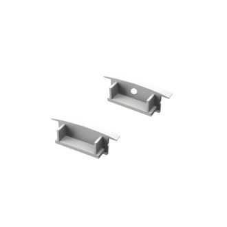 Koncovky pre LED lištu zapustenú S3 biele (2ks)