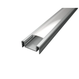 LED lišta povrchová S13 strieborná