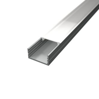 LED lišta povrchová S10 strieborná