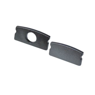 Koncovky pre LED lištu povrch. - SIMPLE grey (2ks)