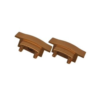 Koncovky pre LED lištu - ZAPUSTENÁ SIMPLE Bronze (2ks)