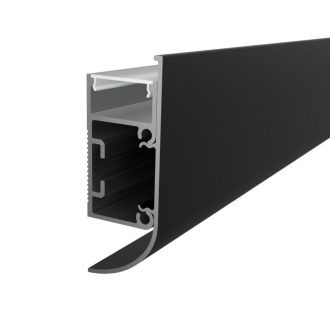 LED lišta povrchová - WALL ARC čierna