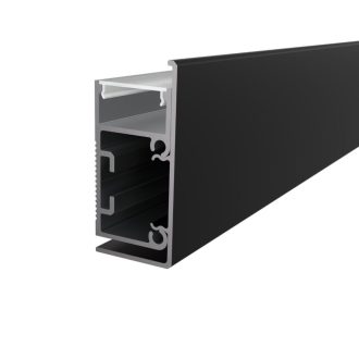 LED lišta povrchová - WALL LINE čierna