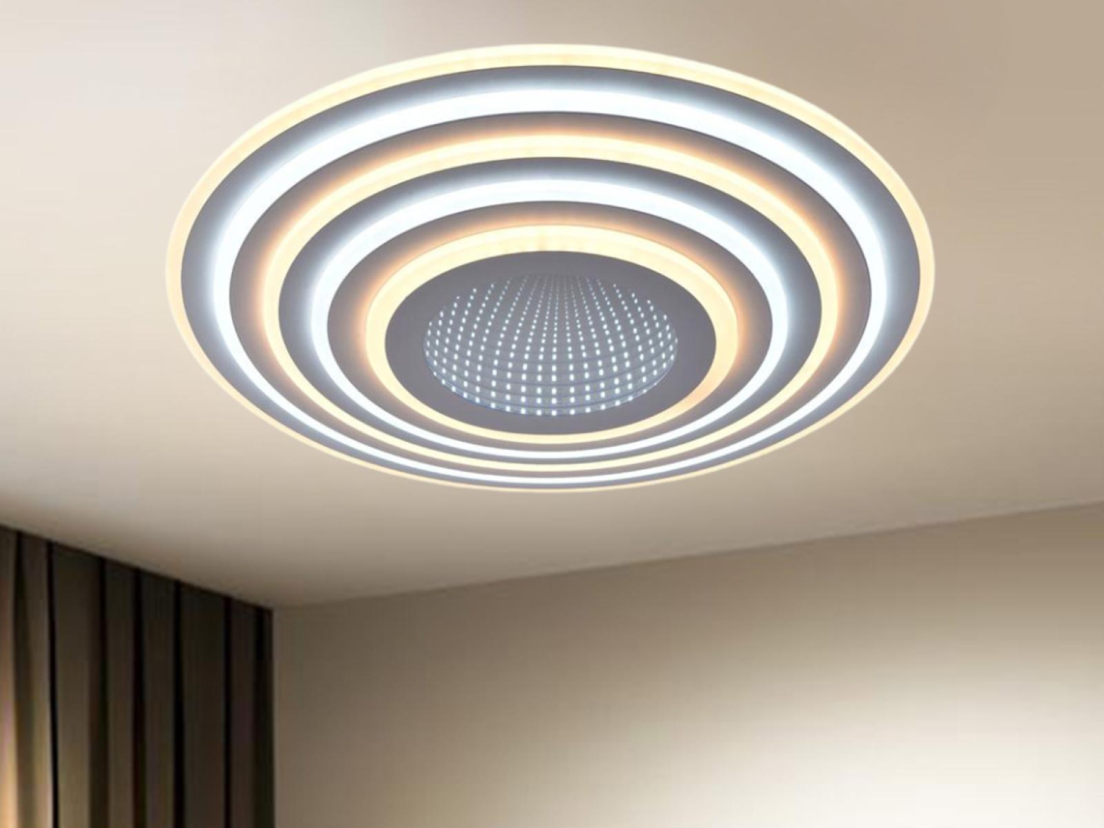 LED stropné svietidlo + diaľkový ovládač 140W - J1316/W – Obrázok 13