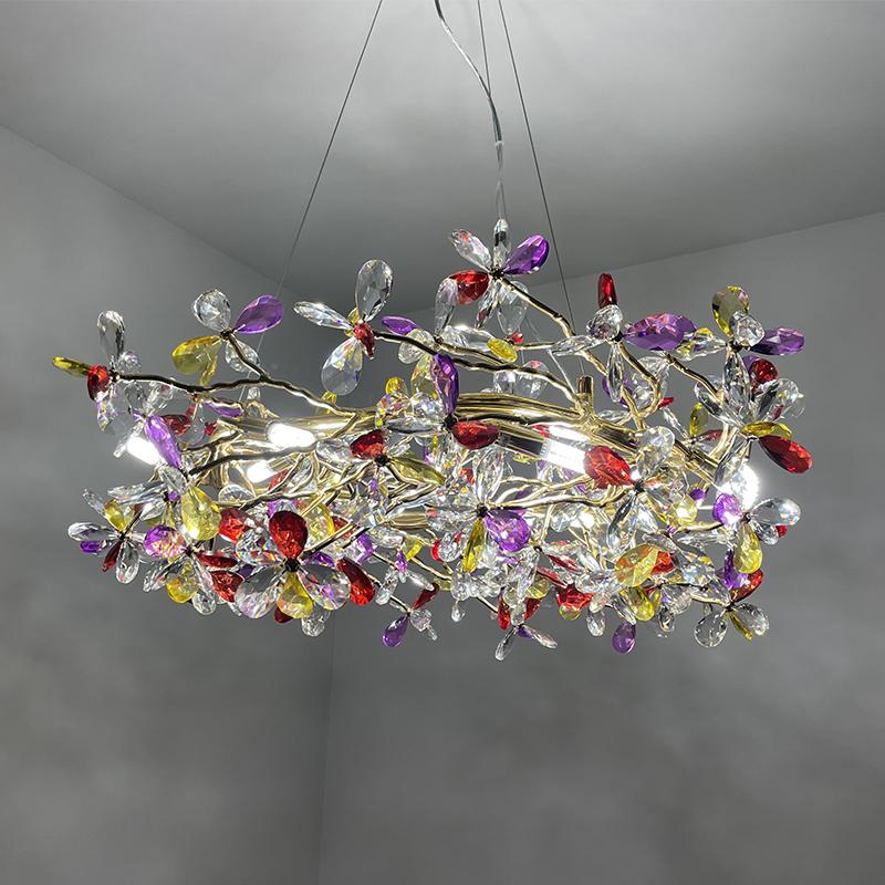 Luxusný závesný krištáľový luster 16 x G9 - CA032/800 – Obrázok 3