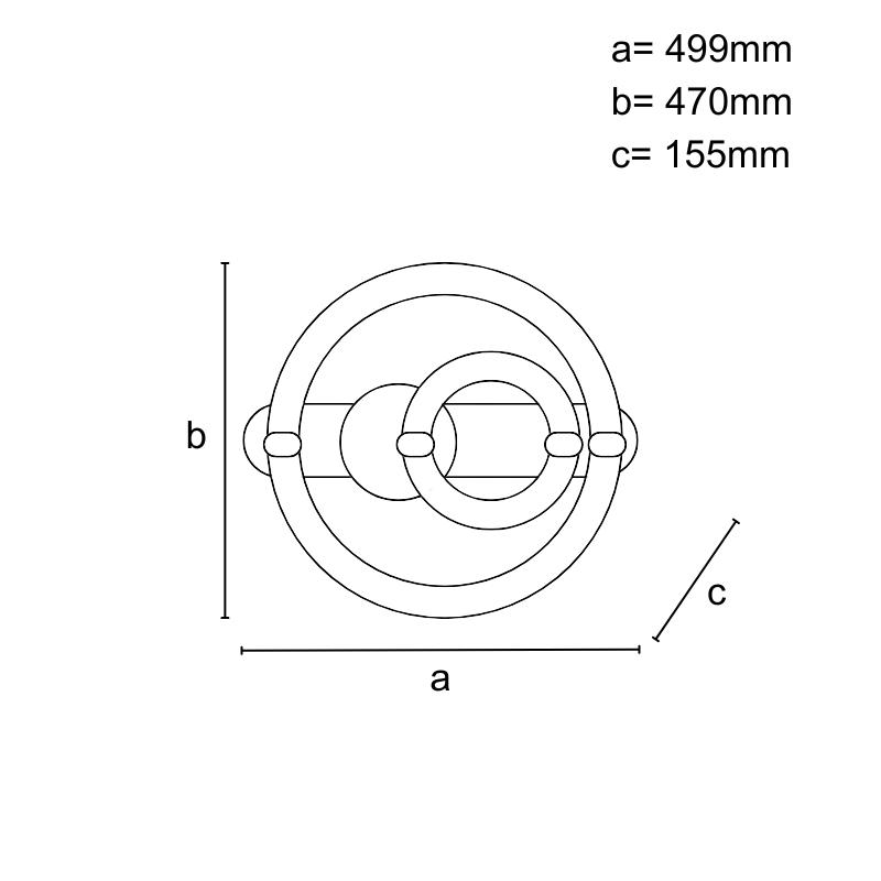 LED stropné svietidlo s diaľkovým ovládačom 120W - J3341/S – Obrázok 6