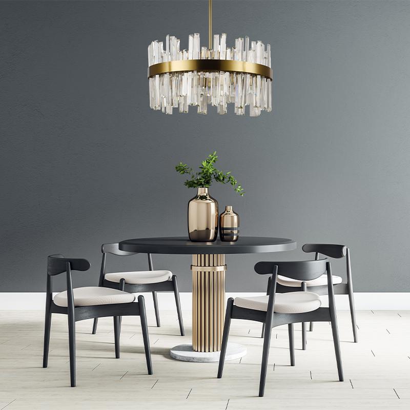 LED krištáľový luster + diaľkový ovládač 80W - J6335/C – Obrázok 5