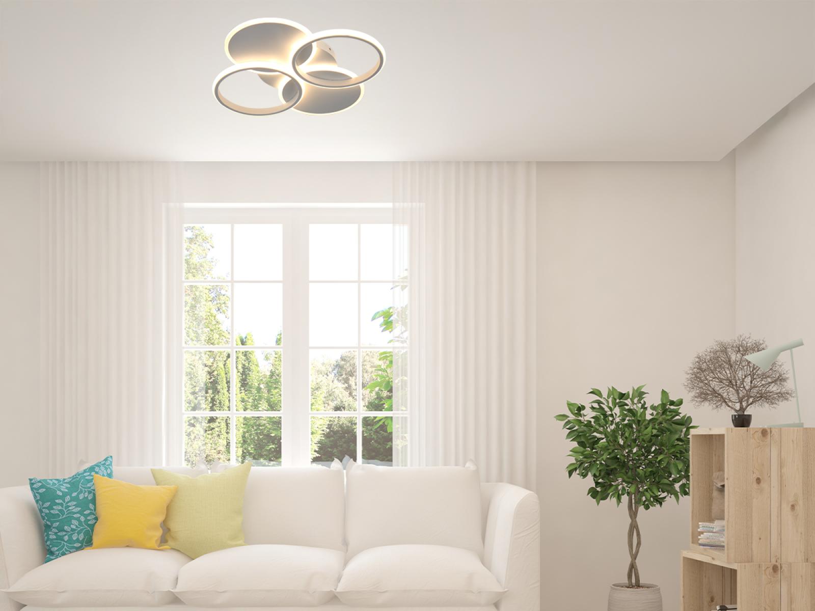 LED stropné svietidlo s diaľkovým ovládačom 70W - TB1307/W – Obrázok 2