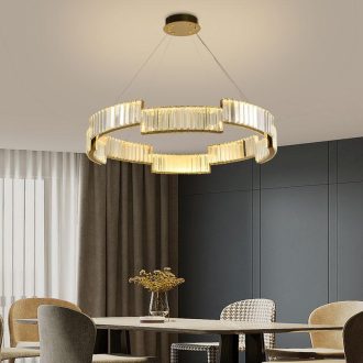 LED krištáľový luster + diaľkový ovládač 60W - J6323/C