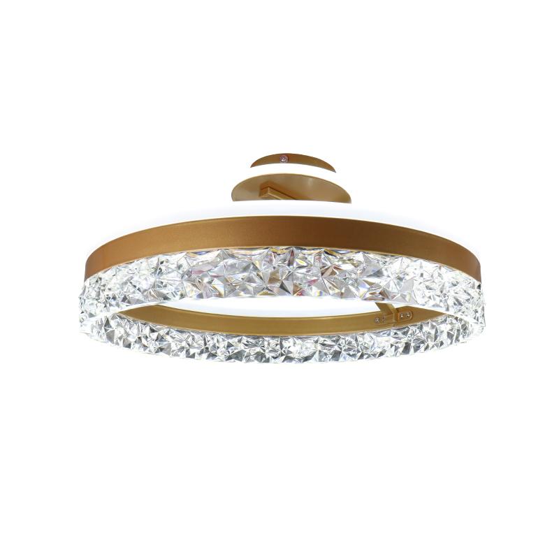LED luxusné stropné krištáľové svietidlo s diaľkovým ovládačom 85W - TA1306/G – Obrázok 2