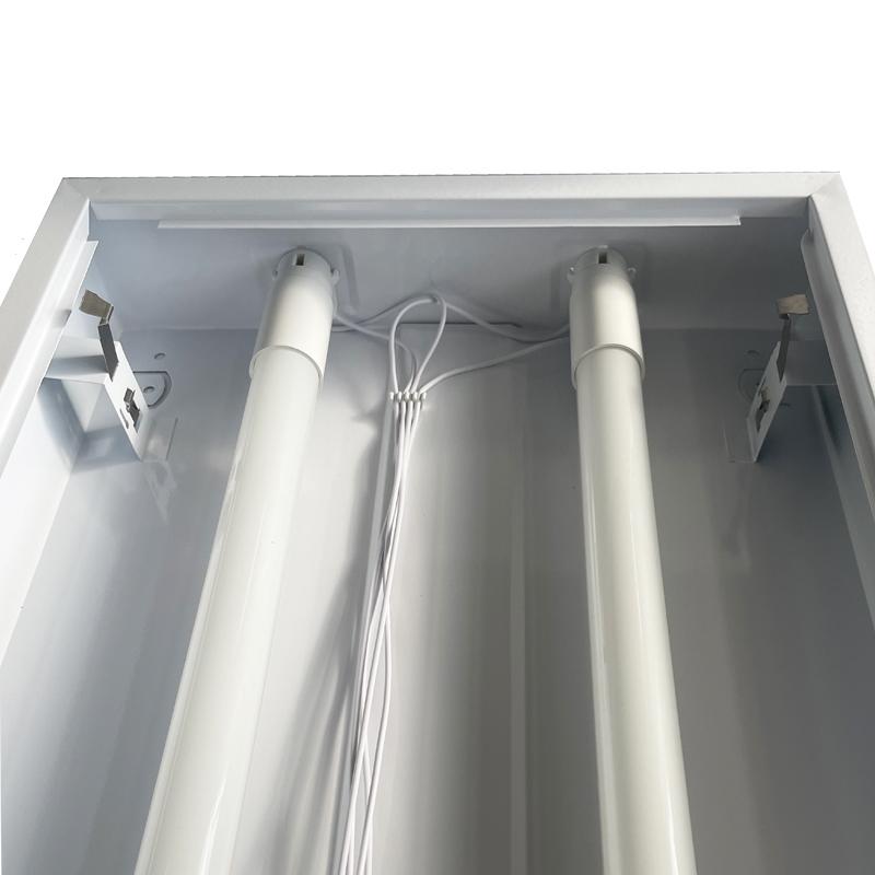 Biele žiarivkové prisadené svietidlo na 2 x T8 ( 120cm LED trubica ) - TL303 – Obrázok 7