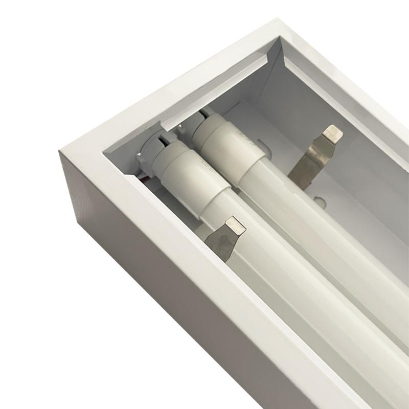 Biele žiarivkové prisadené svietidlo na 2 x T8 ( 120cm LED trubica ) - TL301 – Obrázok 15