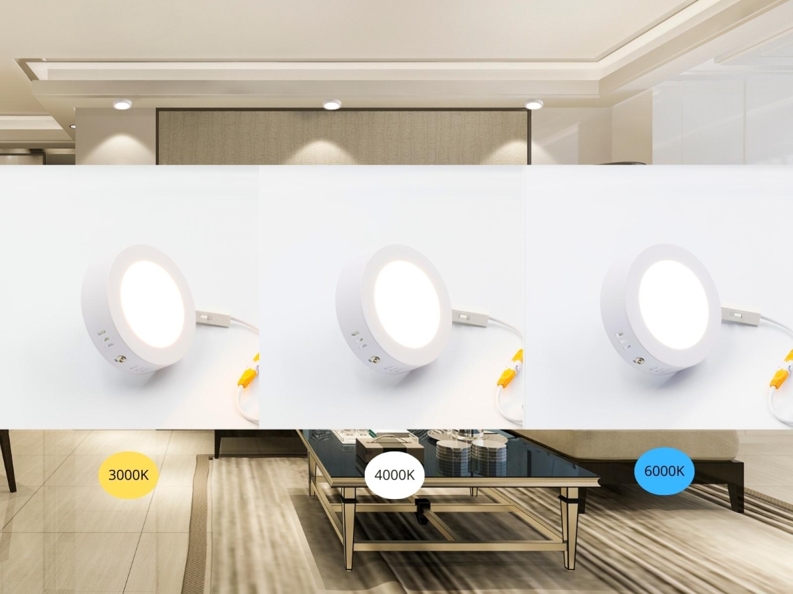 LED prisadený panel 6W / PRSF / SMD / CCT / WH - LPL331 – Obrázok 5