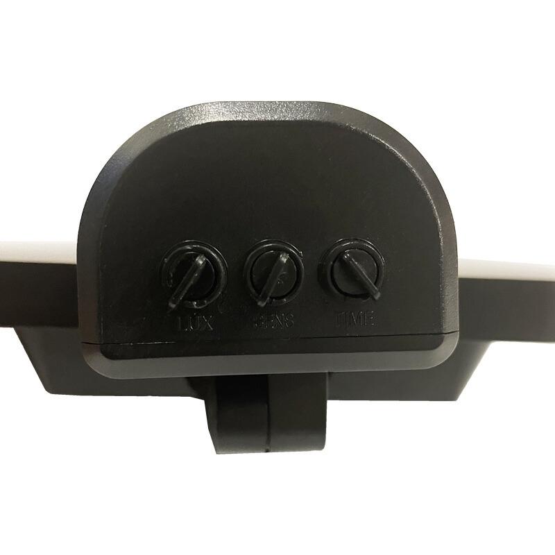 LED čierne vonkajšie solárne svietidlo so senzorom 12W / 3000K - 4100K - 6500K - LS022 – Obrázok 16