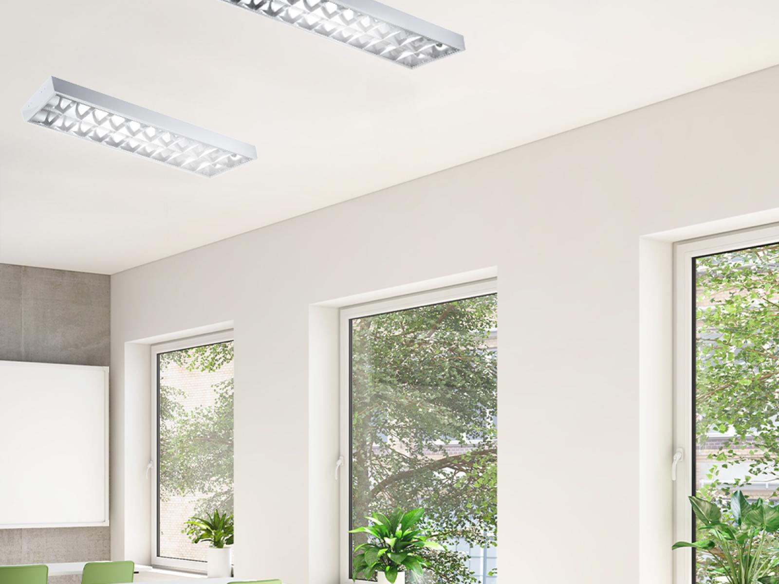 Žiarivkové prisadené svietidlo na 2 x T8 ( 120cm LED trubica ) - TL203 – Obrázok 10