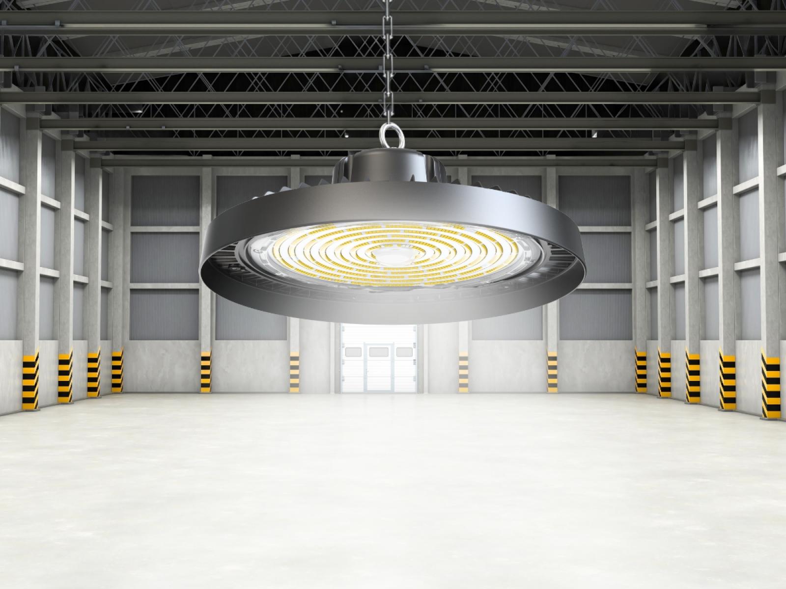 LED svietidlo High Bay UFO 150W / IP65 / 5000K / 0-10V - LU422/1 – Obrázok 2