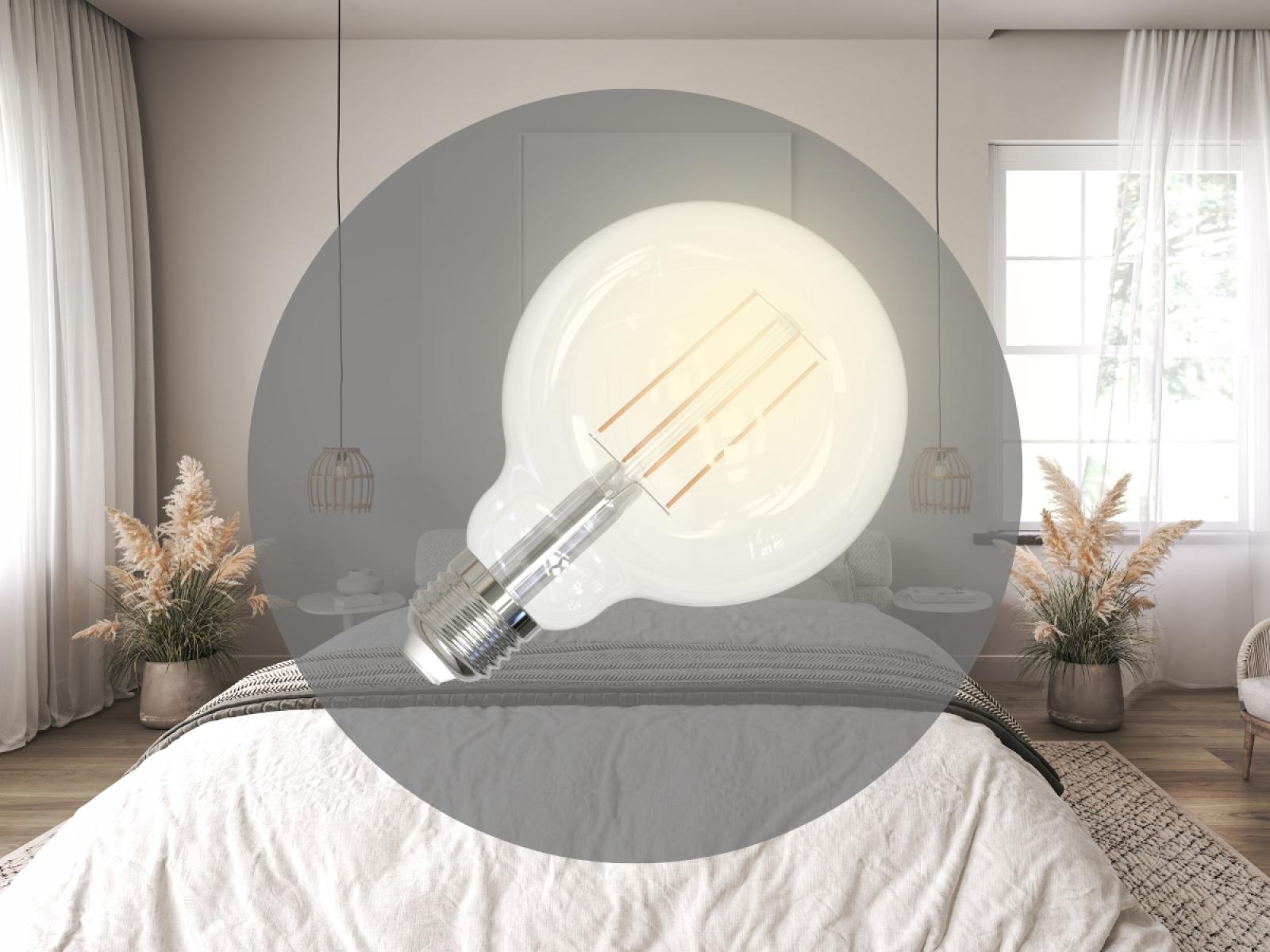 LED žiarovka / filament 11W - G95 / E27 – Obrázok 6