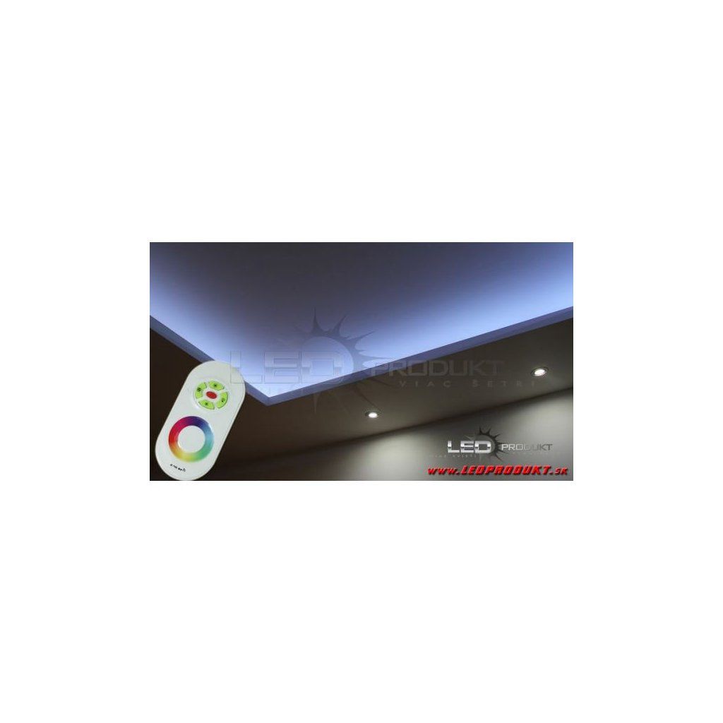 10m IP20 SMD5050 30LED/m RGB pásik, RF9 dotyk. KOMPLETNÁ SADA – Obrázok 3