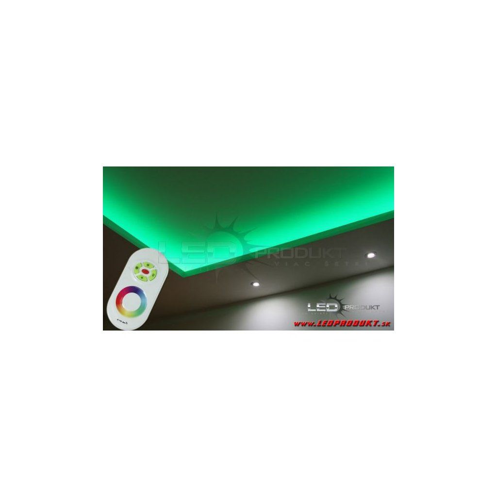 10m IP20 SMD5050 30LED/m RGB pásik, RF9 dotyk. KOMPLETNÁ SADA – Obrázok 4