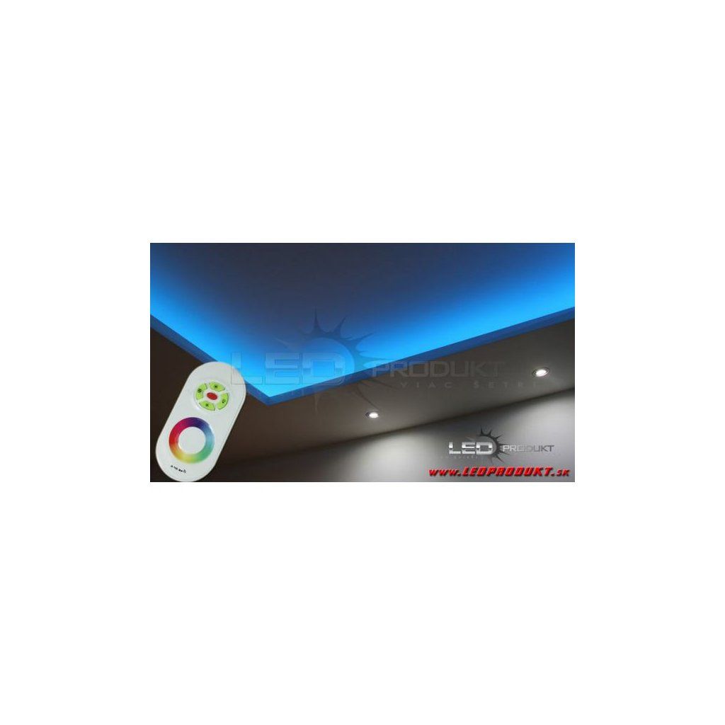 10m IP20 SMD5050 30LED/m RGB pásik, RF9 dotyk. KOMPLETNÁ SADA – Obrázok 5
