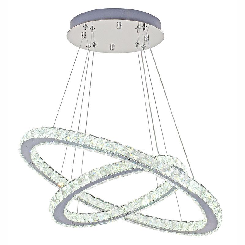 LED luxusné krištáľové svietidlo + diaľkový ovládač 130W - J6353/CH – Obrázok 5