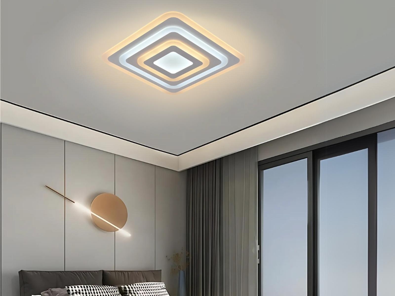 LED stropné svietidlo + diaľkový ovládač 95W - J1304/W – Obrázok 6