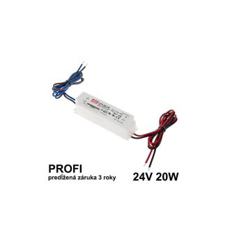 LED napájací zdroj 20W, 24V, IP67 - Vodeodolný MEAN-WELL