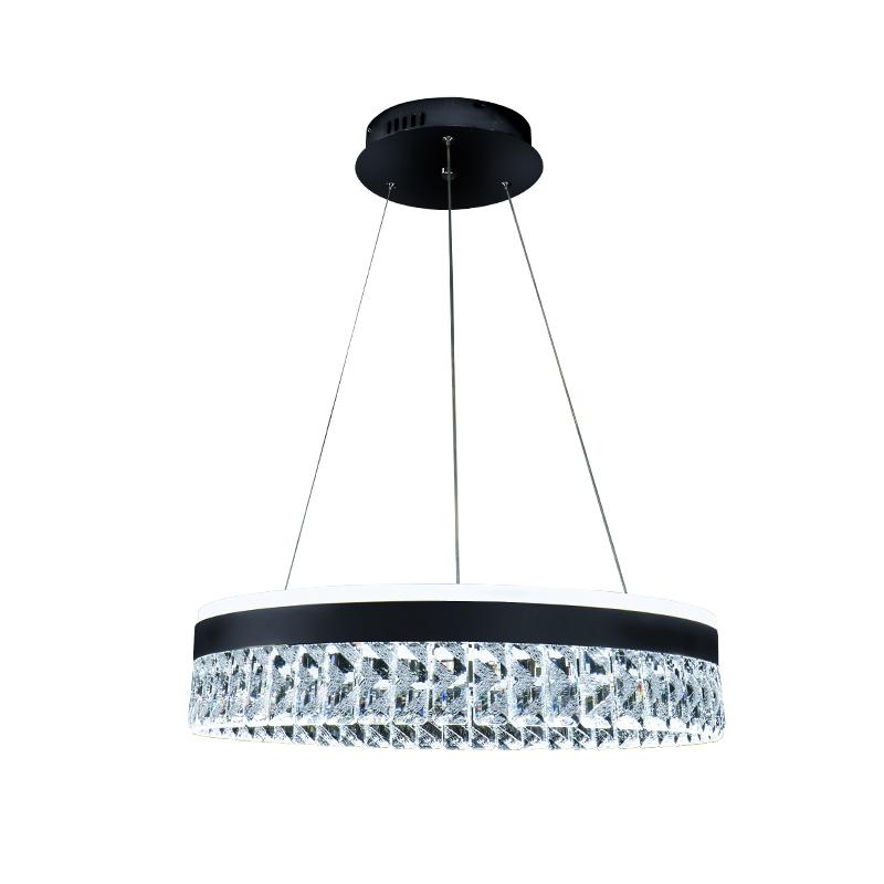 LED luxusné závesné krištáľové svietidlo s diaľkovým ovládačom 90W - TA2300/B – Obrázok 2