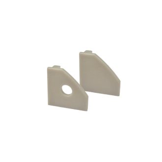 Koncovky pre LED lištu - ROHOVÁ SIMPLE (2ks)