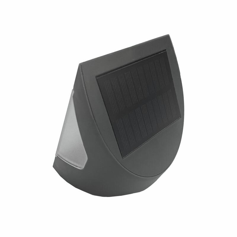 LED šedé nástenné solárne svietidlo 3W / 3000K / 4000K - LS225 – Obrázok 8