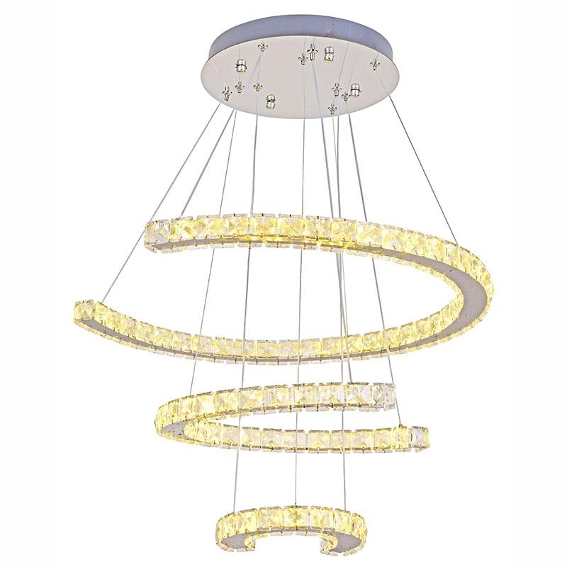 LED luxusné krištáľové svietidlo + diaľkový ovládač 100W - J6356/CH – Obrázok 12