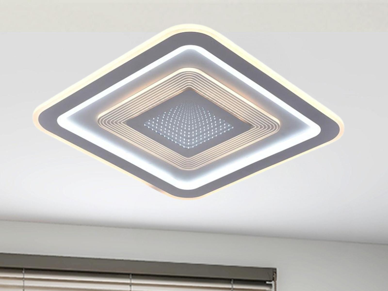 LED stropné svietidlo + diaľkový ovládač 105W - J1322/W – Obrázok 11