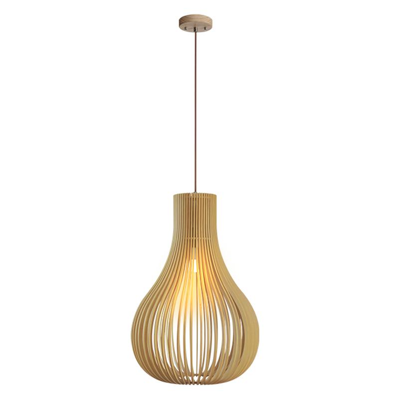 Závesný luster z masívneho dreva E27 / 380 - WRE082 – Obrázok 8