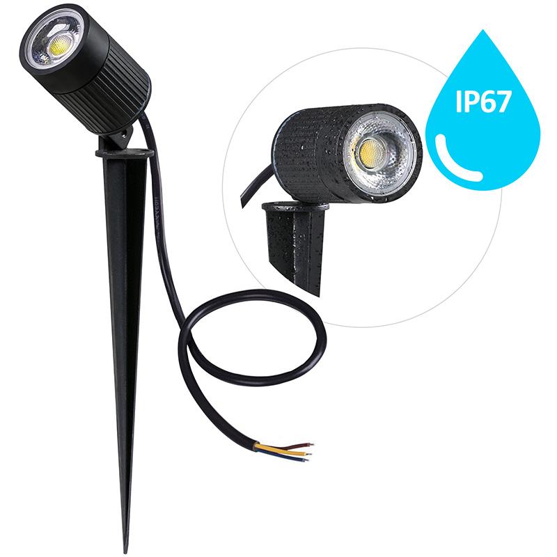 LED záhradné svietidlo 7W / IP67 / 2800K - LGL413 – Obrázok 5