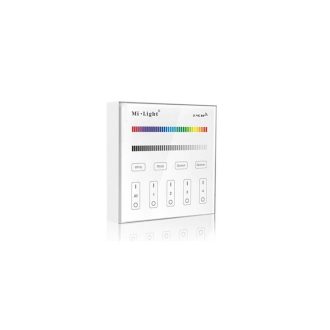 RGB / RGBW ovládač RF5 4 okruhy - 2,4GHz - Nástenný