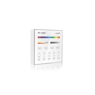 LED ovládač RGB-Dual White 4 okruhy 2,4GHz - Nástenný