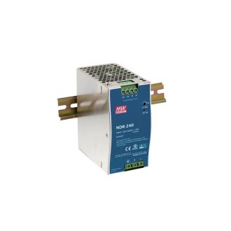 LED napájací zdroj 240W, 24V na DIN lištu MEAN-WELL