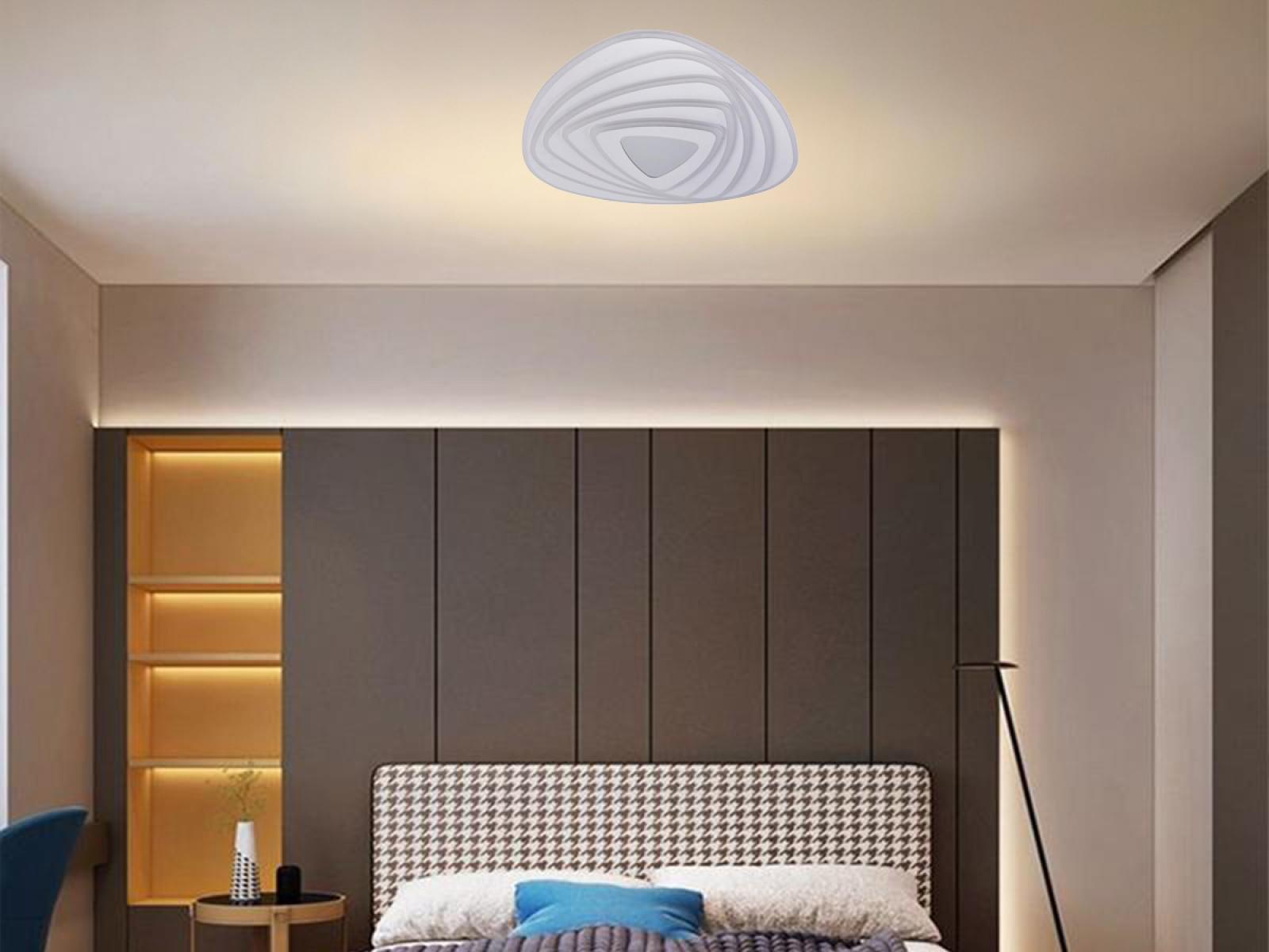 LED stropné svietidlo + diaľkový ovládač 130W - J1318/W – Obrázok 6